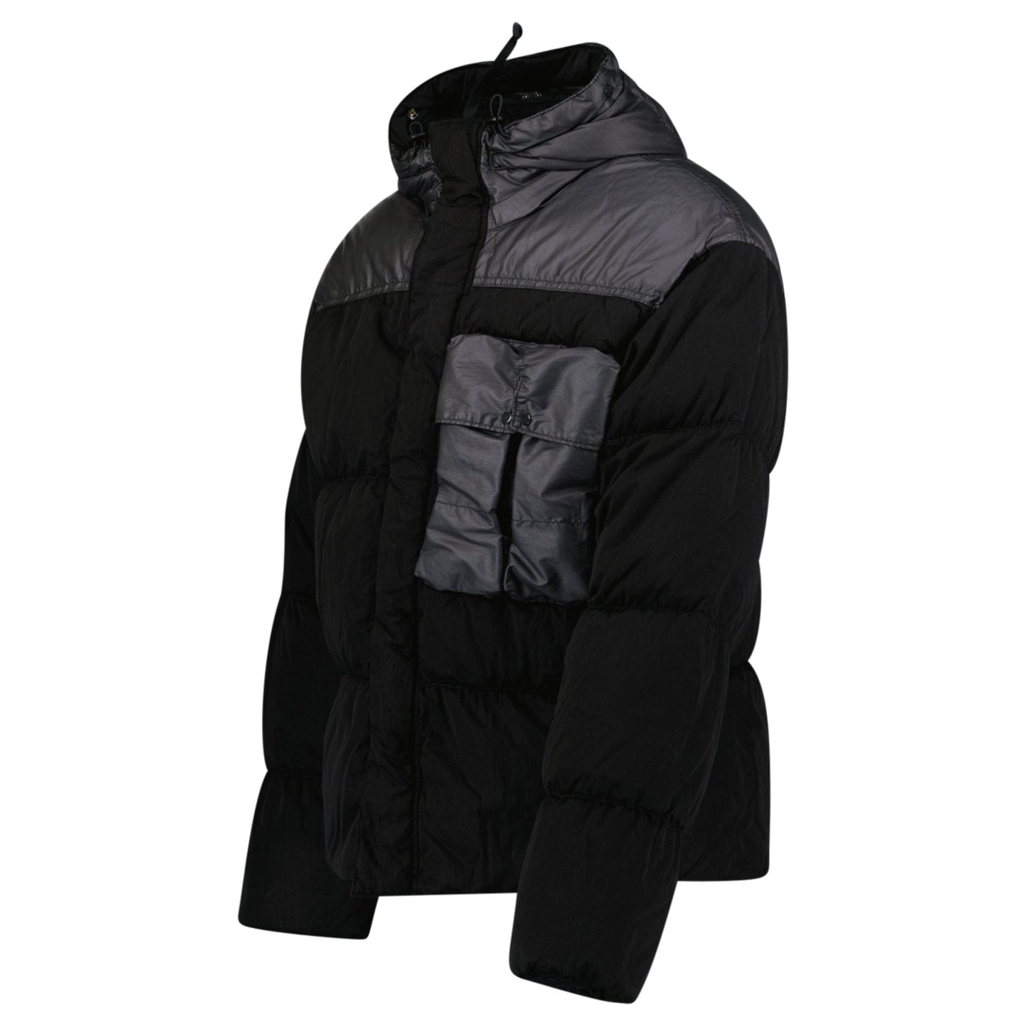 CP Company Eco Chrome R Mixed Goggle Down Jacket Black - Kick Game