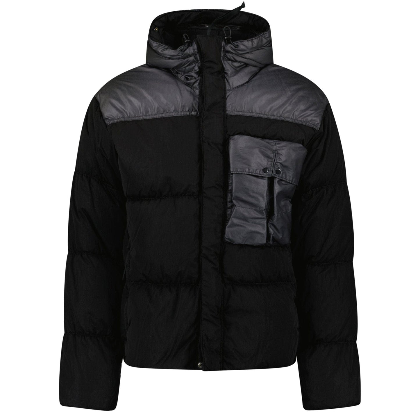 CP Company Eco Chrome R Mixed Goggle Down Jacket Black - Kick Game