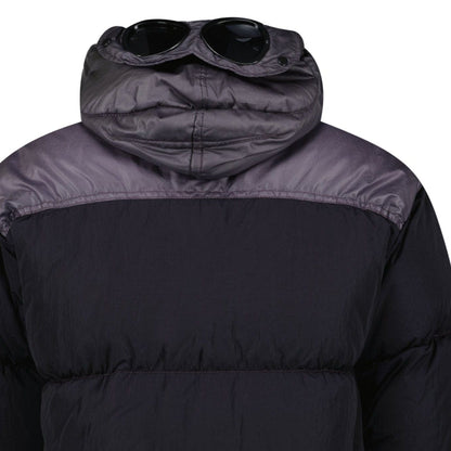 CP Company Eco Chrome R Mixed Goggle Down Jacket Nightshade - Kick Game