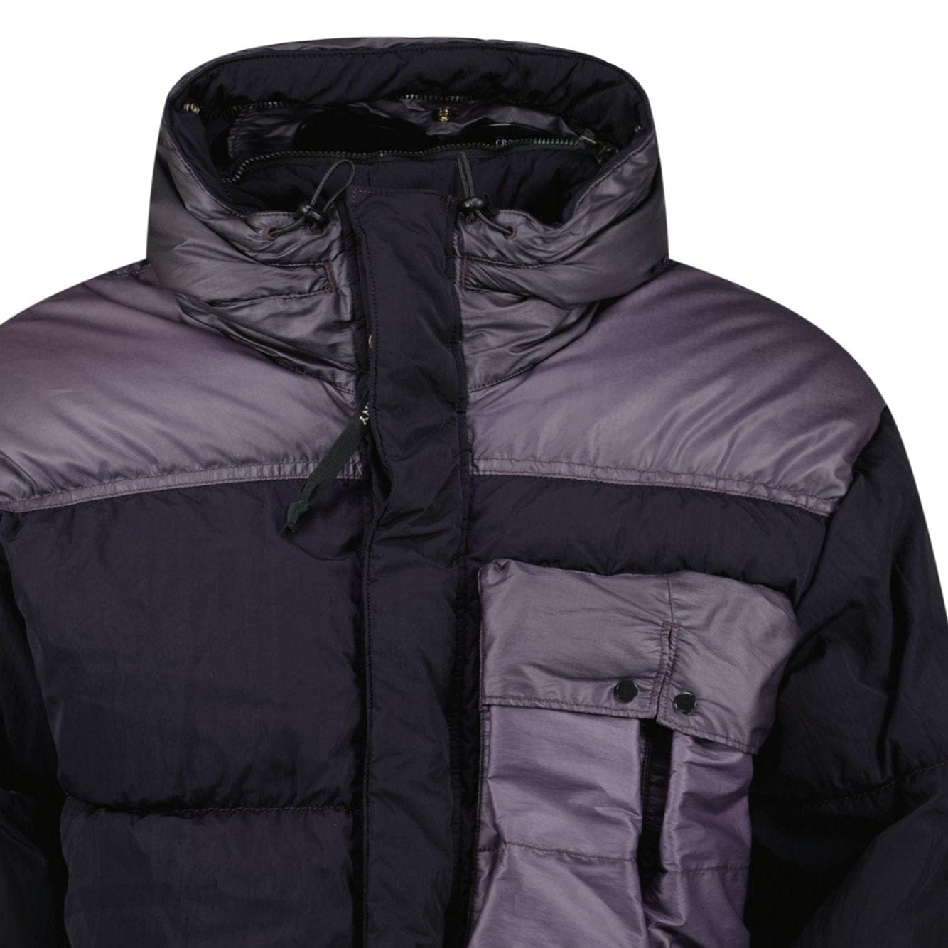 CP Company Eco Chrome R Mixed Goggle Down Jacket Nightshade - Kick Game