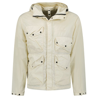 CP Company Pistachio Shell Flatt Nylon Goggle Jacket - Kick Game