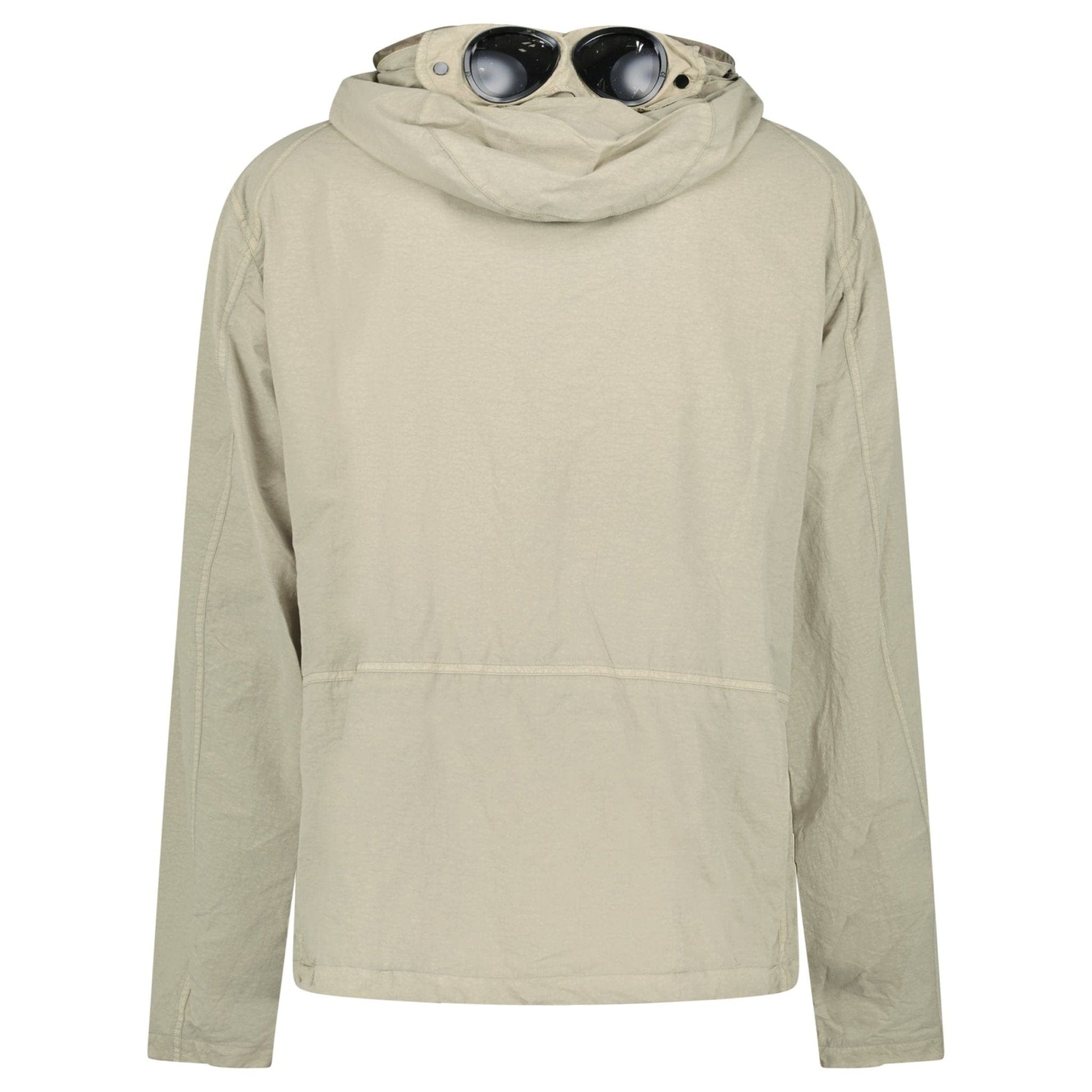 CP Company Vintage Khaki Flatt Nylon Goggle Jacket - Kick Game