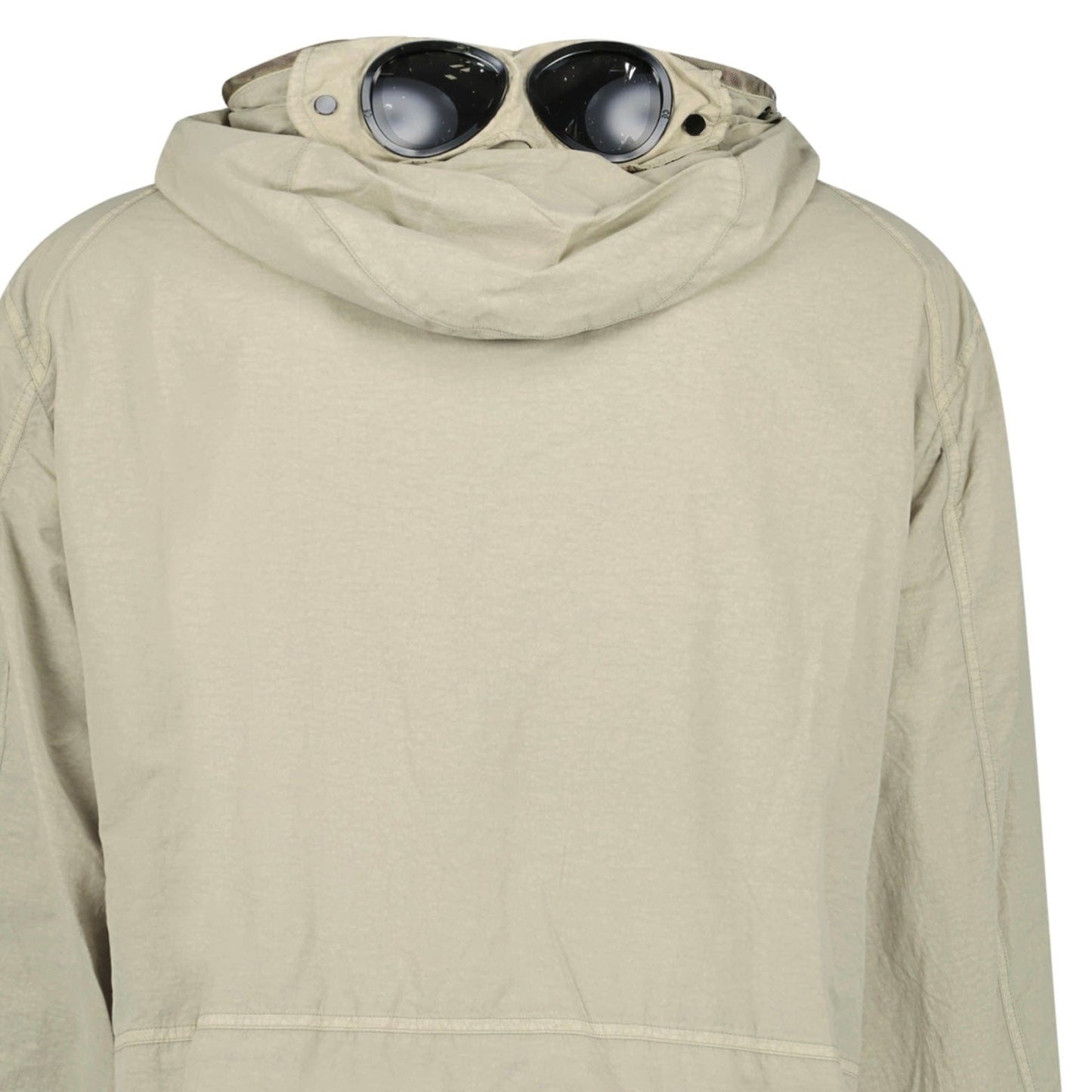 CP Company Vintage Khaki Flatt Nylon Goggle Jacket - Kick Game