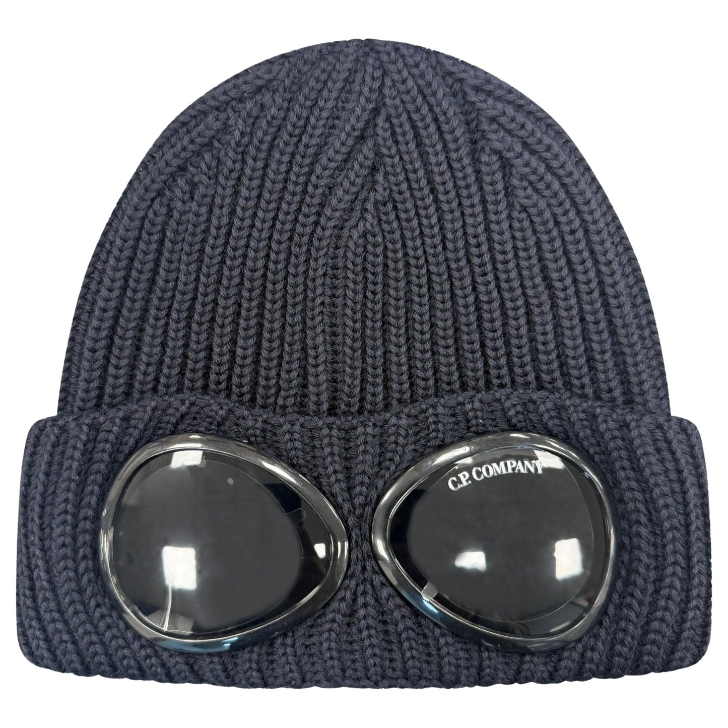 CP Company Wool Goggle Beanie Navy - Kick Game