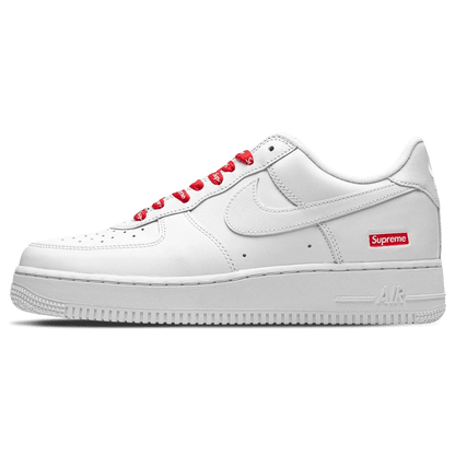 Supreme x Nike Air Force 1 Low 'Box Logo - White' - Kick Game