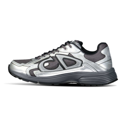 Dior B30 Countdown Sneakers in Deep Grey/Silvertone Metallic - Kick Game