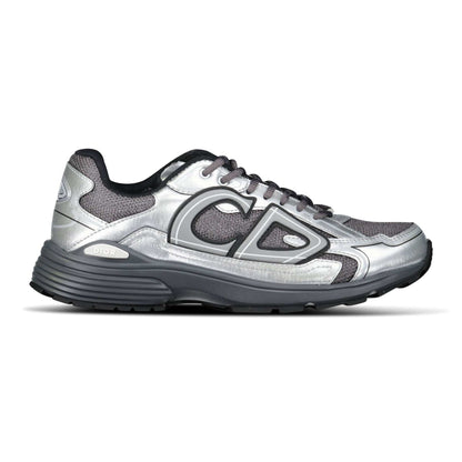 Dior B30 Countdown Sneakers in Deep Grey/Silvertone Metallic - Kick Game