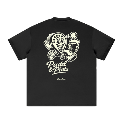Padel & Pints - Heavyweight T-Shirt - Kick Game
