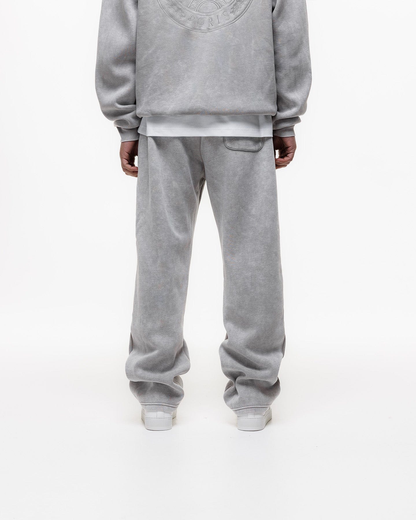 Magiri Embroidered Acid Wash Joggers 'Washed Oatmeal' - Kick Game