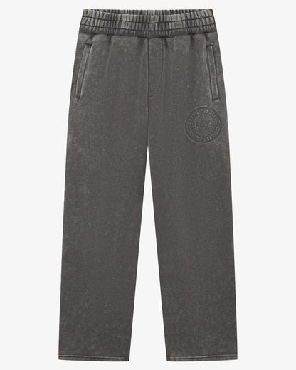 Magiri Embroidered Acid Wash Joggers 'Washed Grey' - Kick Game