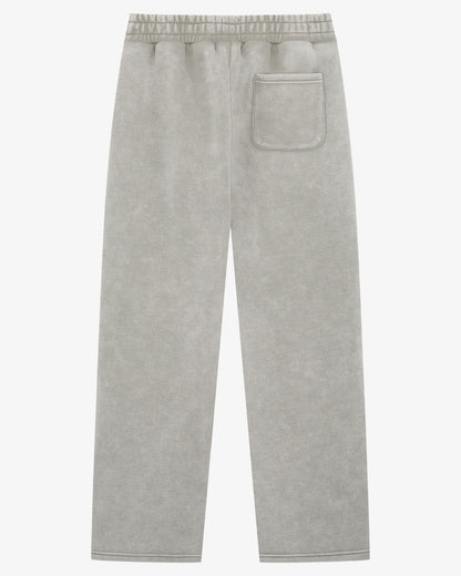 Magiri Embroidered Acid Wash Joggers 'Washed Oatmeal' - Kick Game
