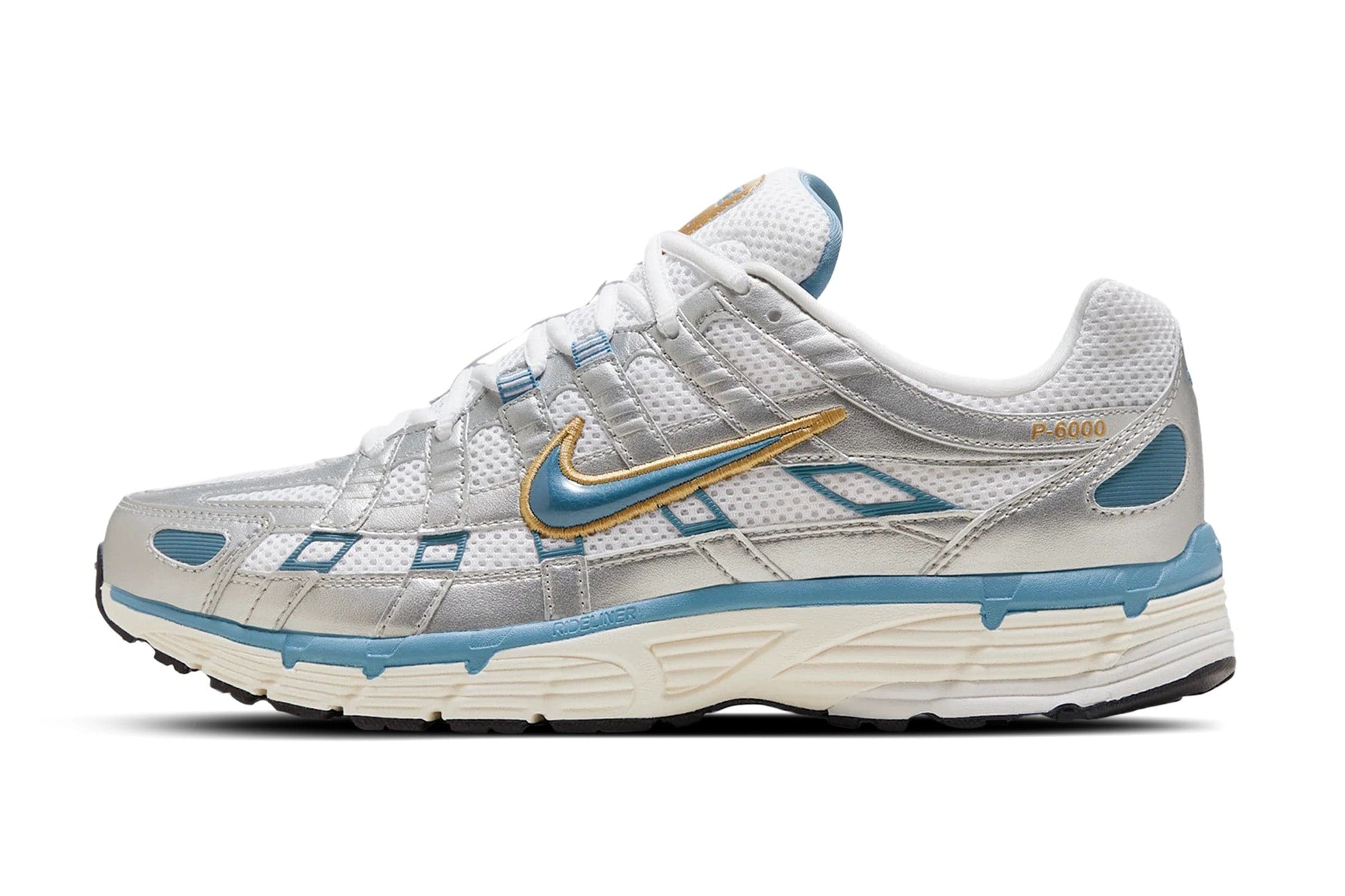 Nike P-6000 Metallic Silver Aegean Storm - Kick Game