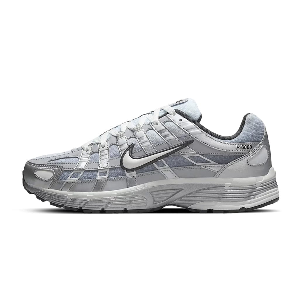 Nike P-6000 Metallic Silver Summit White-Wolf Grey - Kick Game