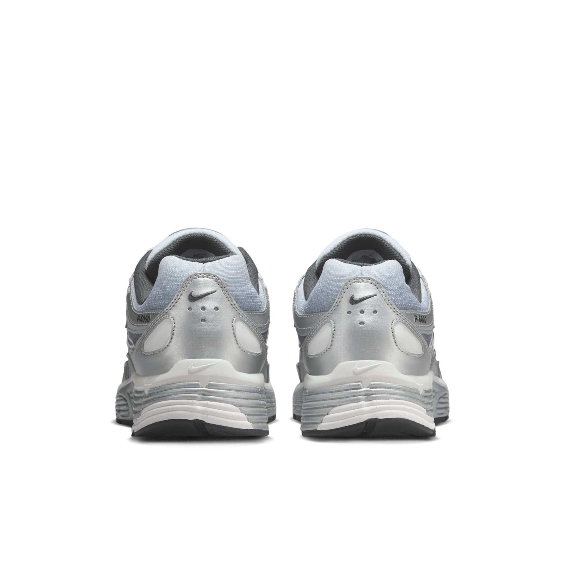 Nike P-6000 Metallic Silver Summit White-Wolf Grey - Kick Game