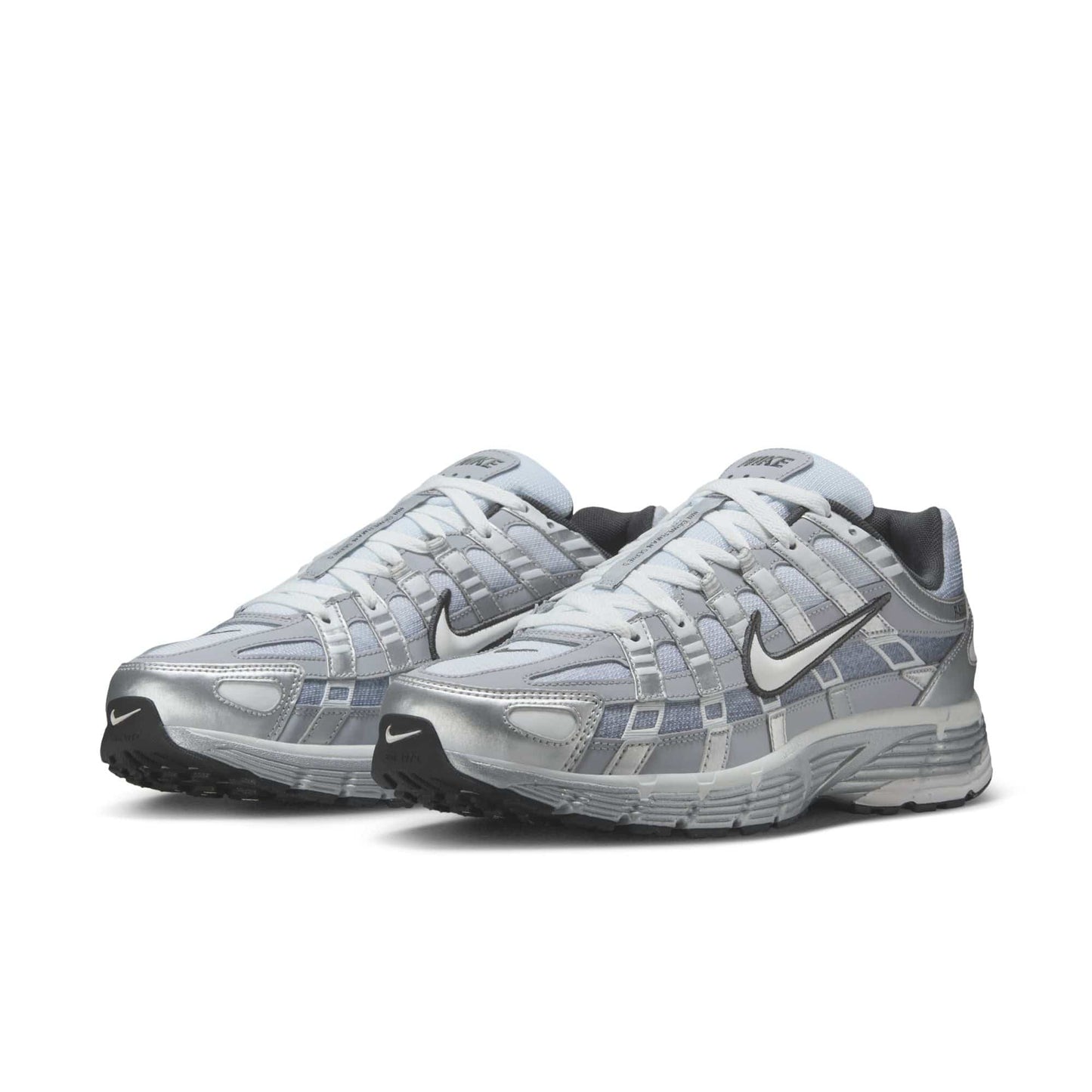 Nike P-6000 Metallic Silver Summit White-Wolf Grey - Kick Game