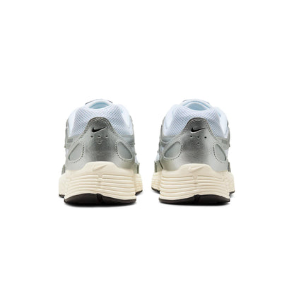 Nike P-6000 White Metallic Silver Flat Silver Black - Kick Game