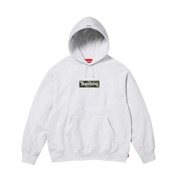 Supreme Box Logo Hoodie FW23 'Ash Grey' — Kick Game Supreme Box Logo Hoodie FW23 'Ash Grey' — Kick Game