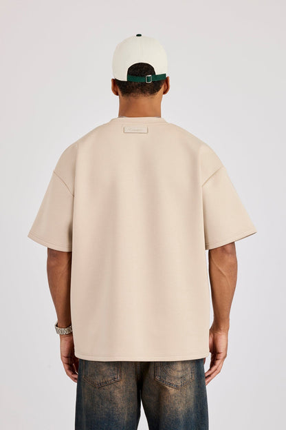 Scuba Oversized T-Shirt - Stone - Kick Game