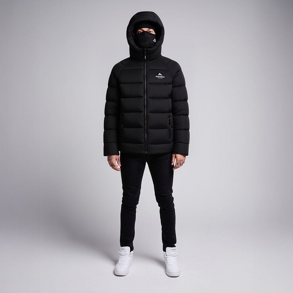 Helvetica Mountain Pioneers Sniper Hooded Down Jacket - Kick Game