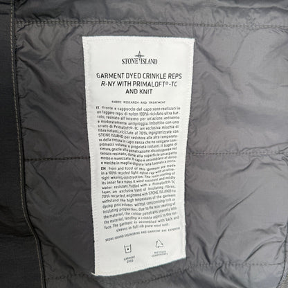 Stone Island Crinkle Reps R-NY Wind Resistant Jacket in Lead Grey - Kick Game