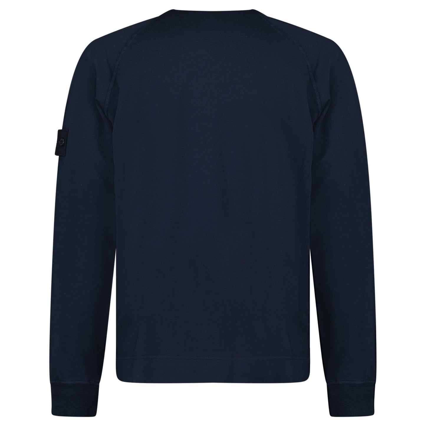 Stone Island Ghost Badge Crewneck Sweatshirt Navy - Kick Game