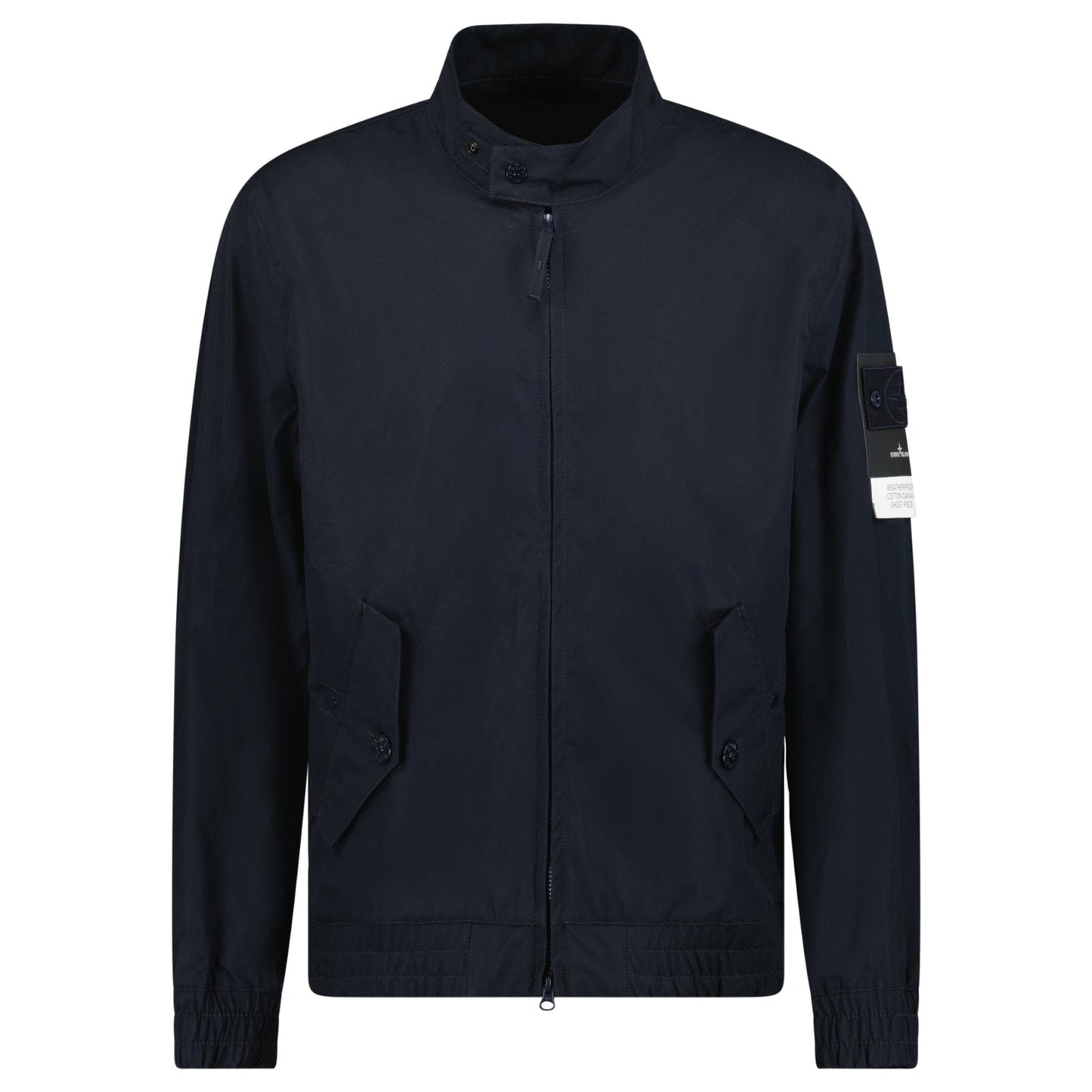 Stone Island Ghost Weatherproof Cotton Canvas Jacket Navy - Kick Game