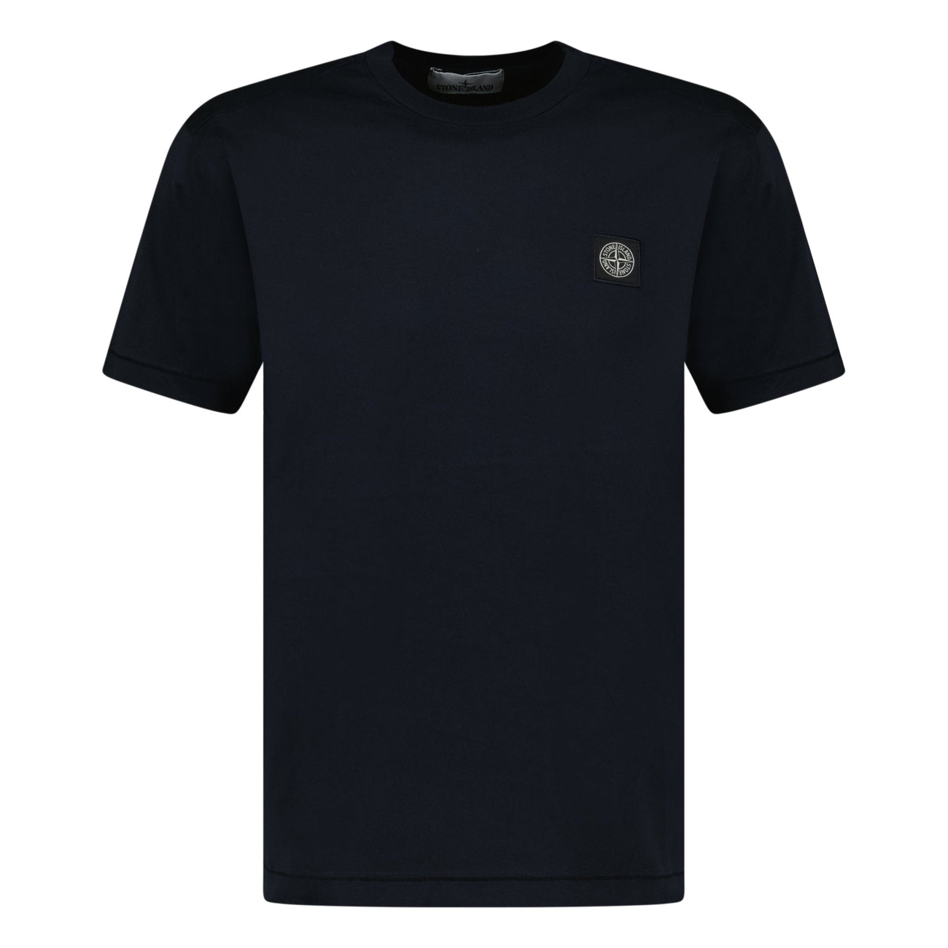 Stone Island Slim-Fit Short-Sleeve T-Shirt With Compass Patch Navy - Kick Game