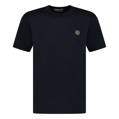 Stone Island Slim-Fit Short-Sleeve T-Shirt With Compass Patch Navy - Kick Game