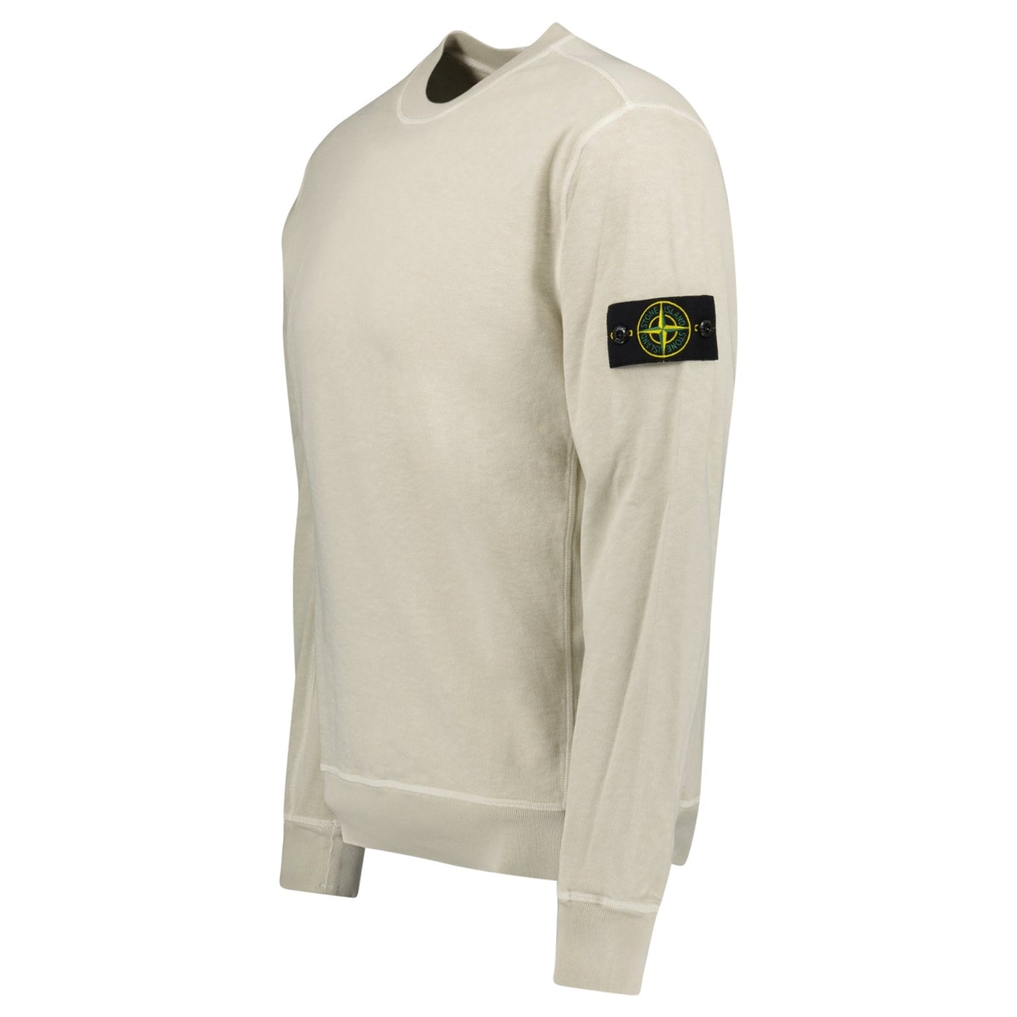 Stone Island Old Effect Crewneck Sweatshirt Beige - Kick Game