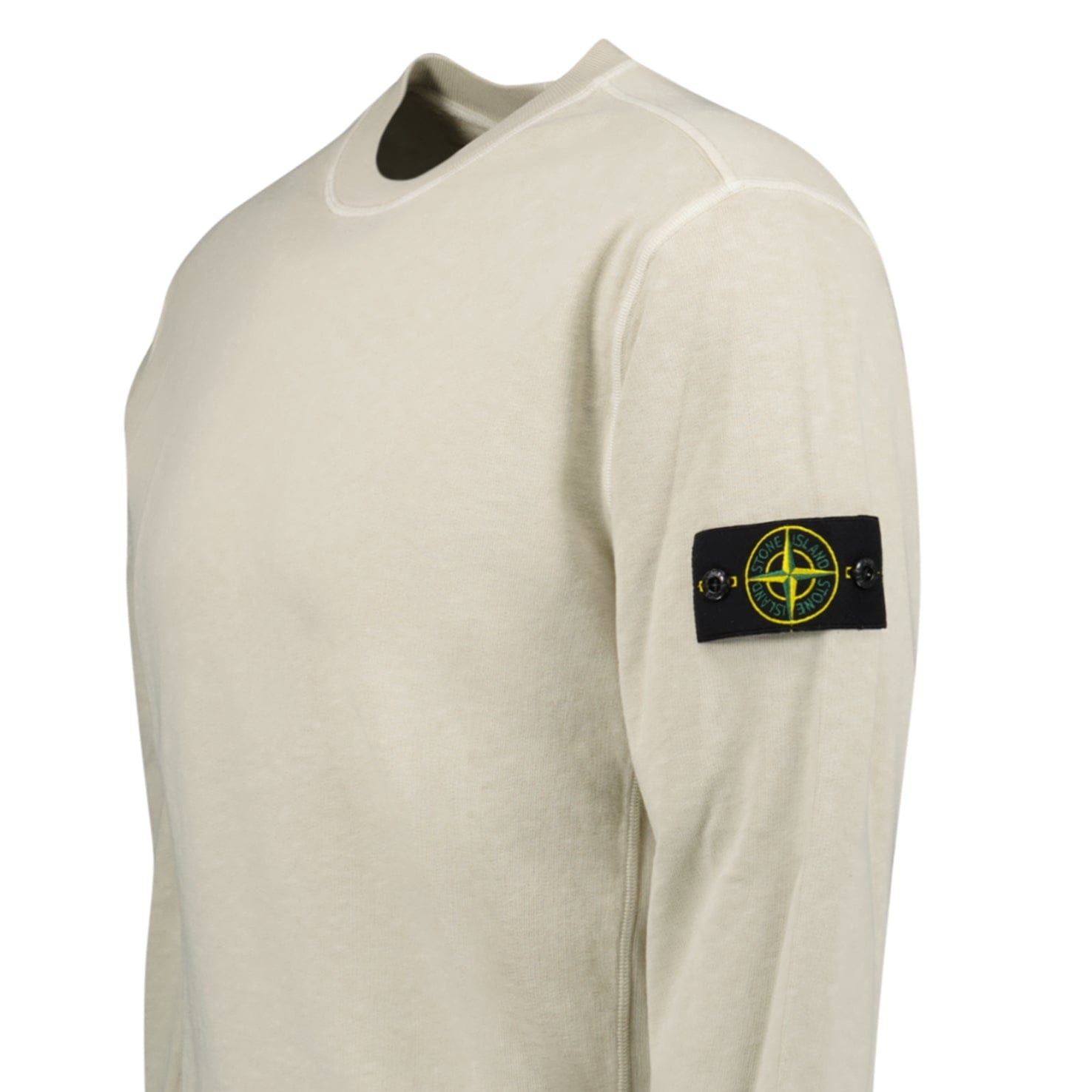Stone Island Old Effect Crewneck Sweatshirt Beige - Kick Game