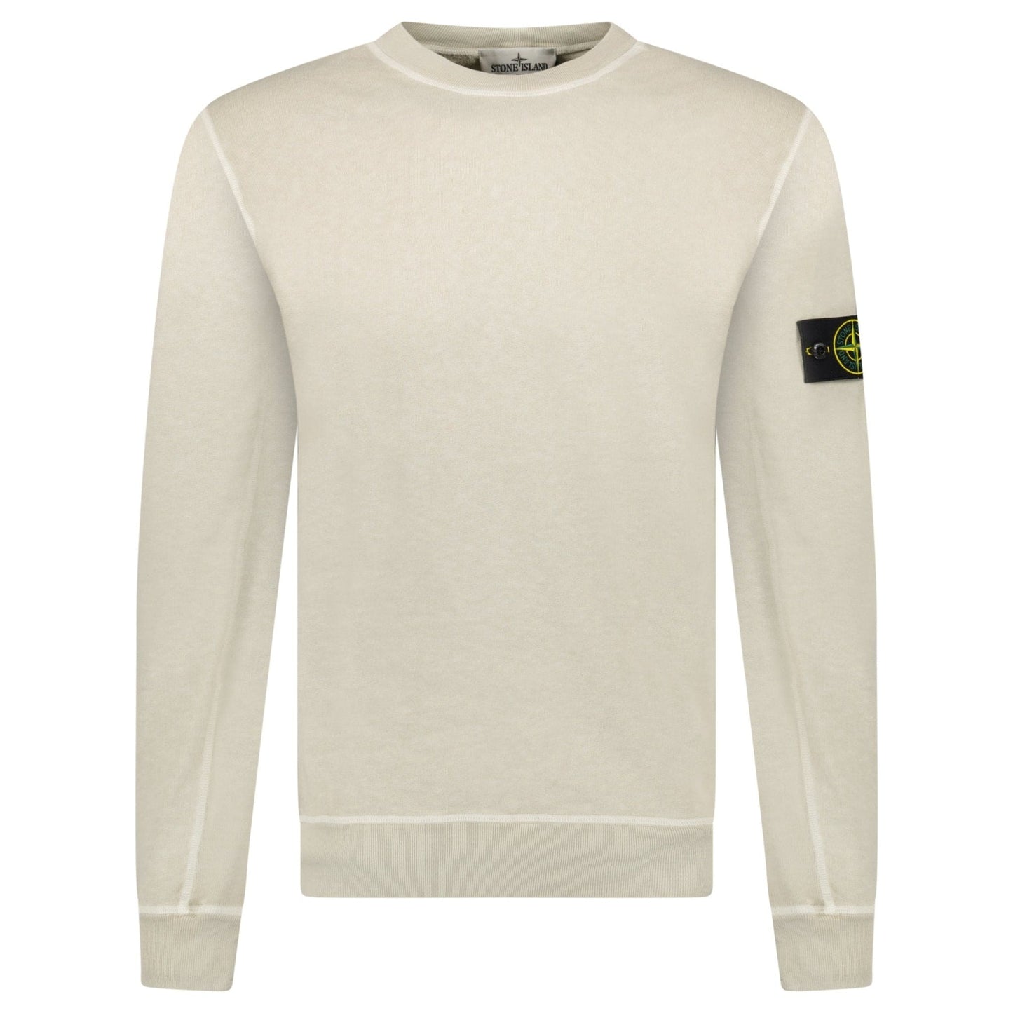Stone Island Old Effect Crewneck Sweatshirt Beige - Kick Game