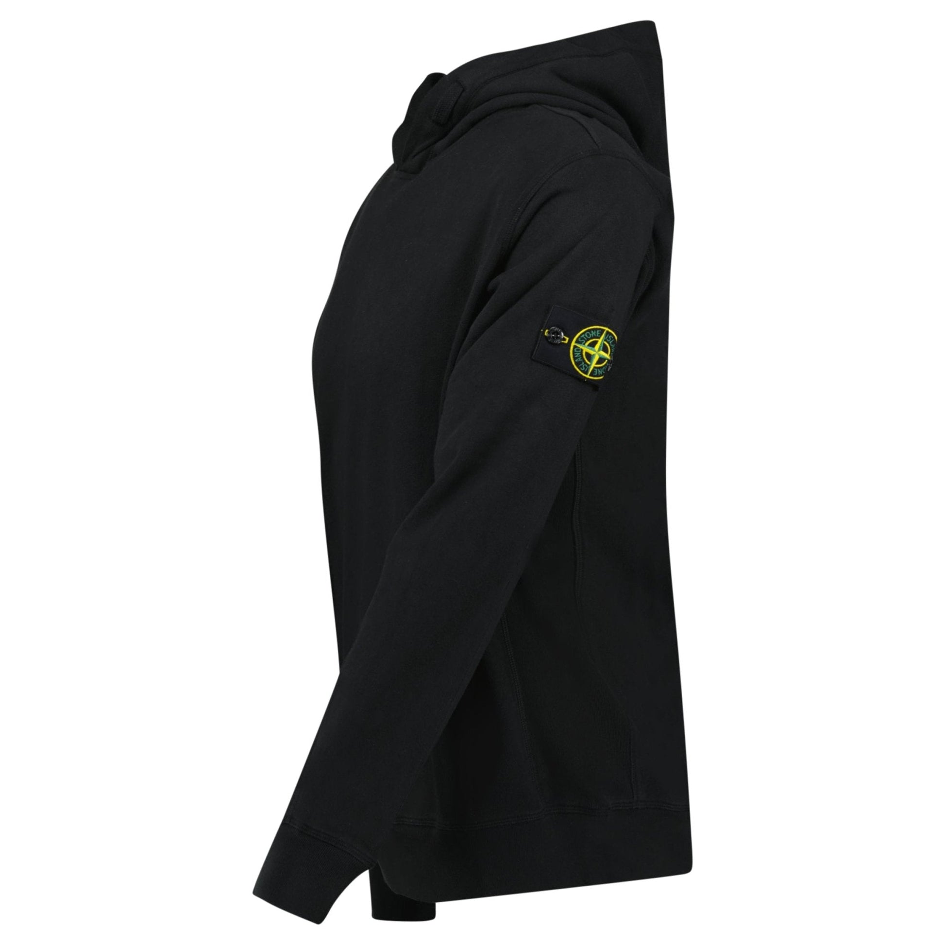 Stone Island ‘Old’ Treatment Hooded Sweatshirt In Black - Kick Game