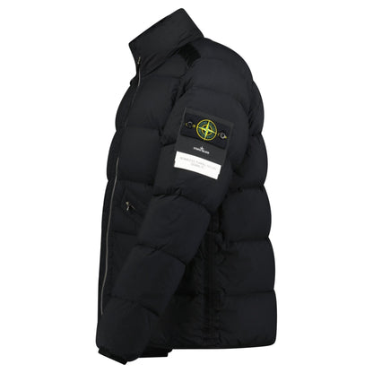 Stone Island Puffer Jacket In Seamless Tunnel Nylon Black - Kick Game