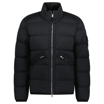 Stone Island Puffer Jacket In Seamless Tunnel Nylon Black - Kick Game