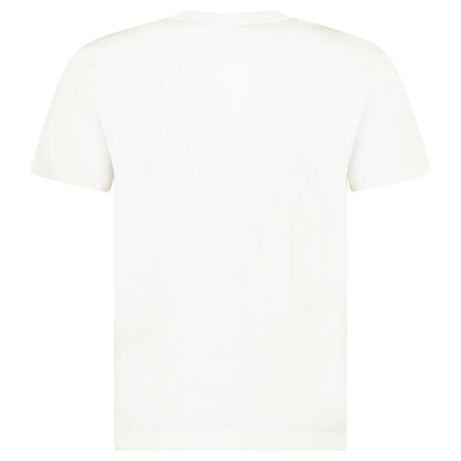 Stone Island Slim-Fit Short-Sleeve T-Shirt With Compass Patch Ivory - Kick Game