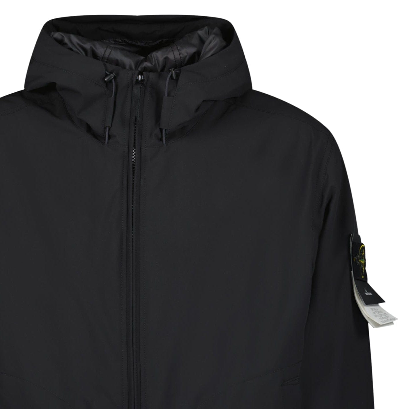 Stone Island Soft Shell-R Primaloft Insulation Technology Jacket in Black - Kick Game