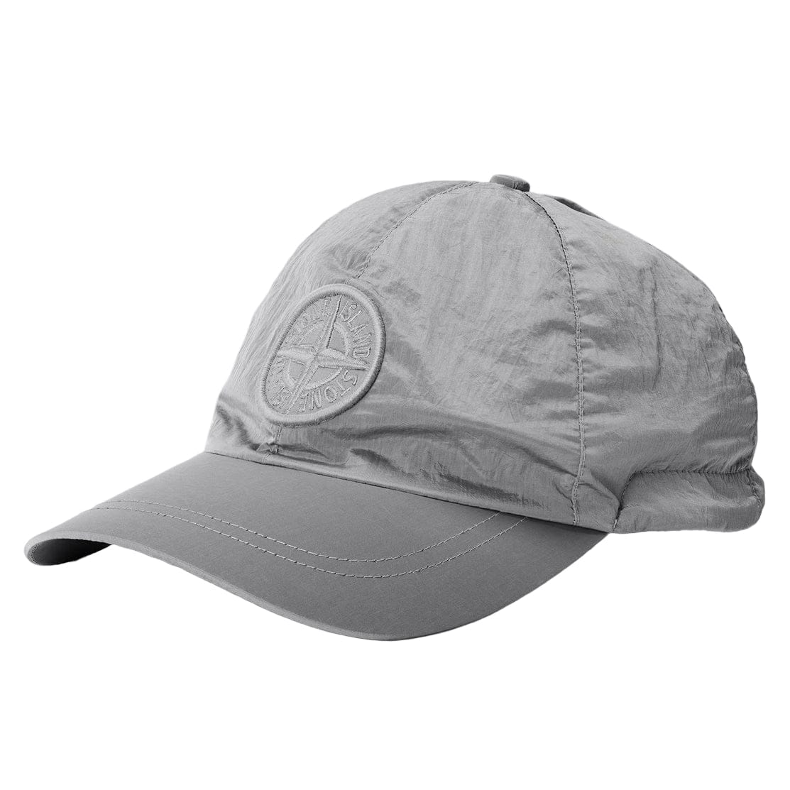 Stone Island Compass Nylon Baseball Cap in Grey - Kick Game