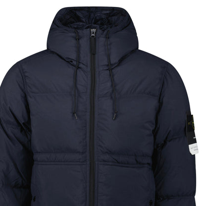Stone Island Down Matte Ripstop Cordura® Advanced Fabric Parka in Navy - Kick Game