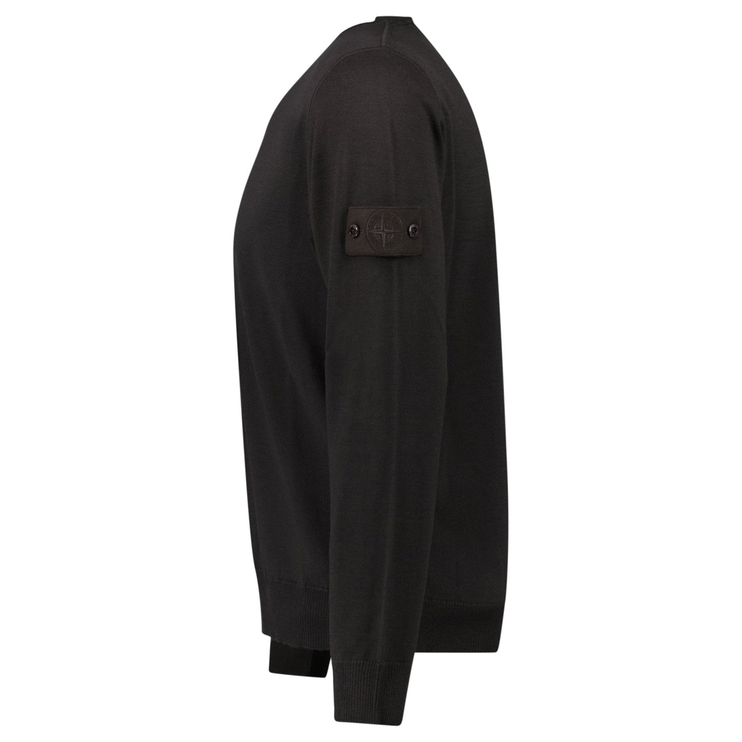 Stone Island Ghost Wool Crew Neck Jumper Dark Brown - Kick Game