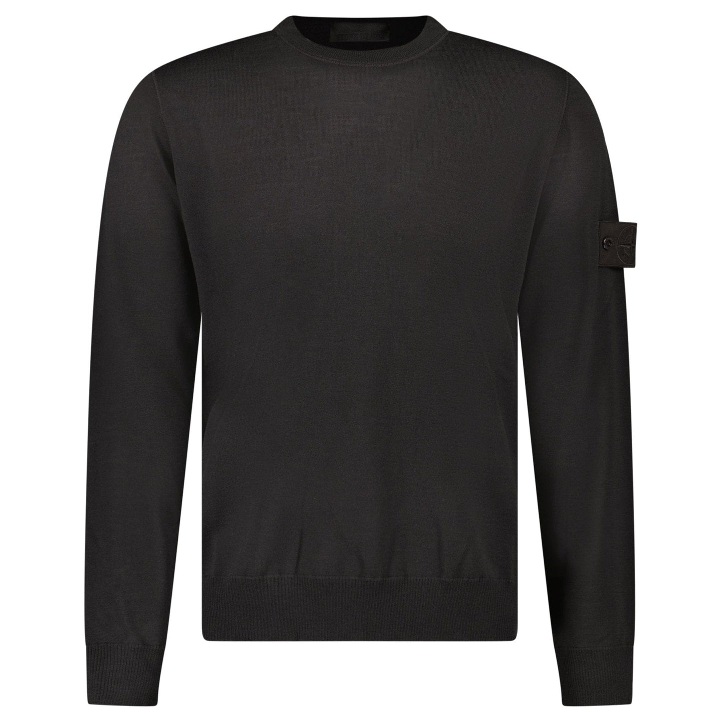 Stone Island Ghost Wool Crew Neck Jumper Dark Brown - Kick Game