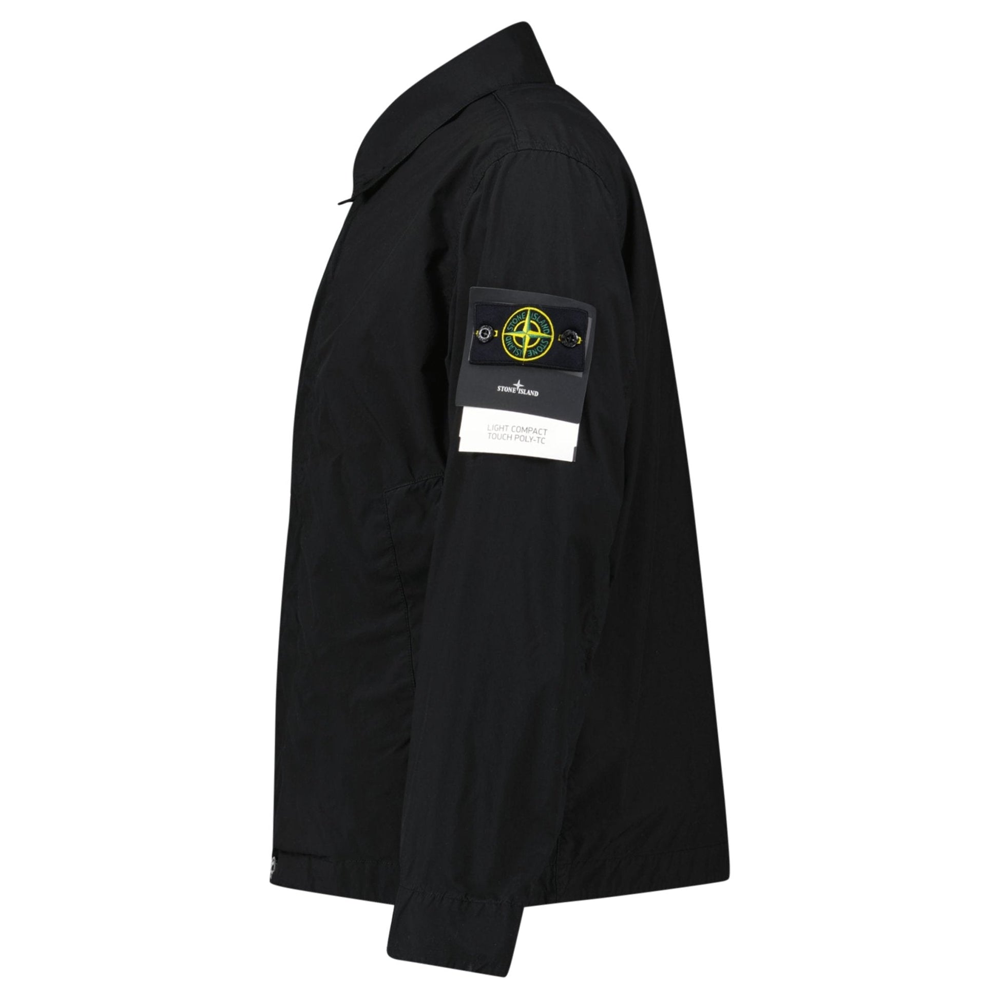 Stone Island Light Compact Jacket in Black - Kick Game