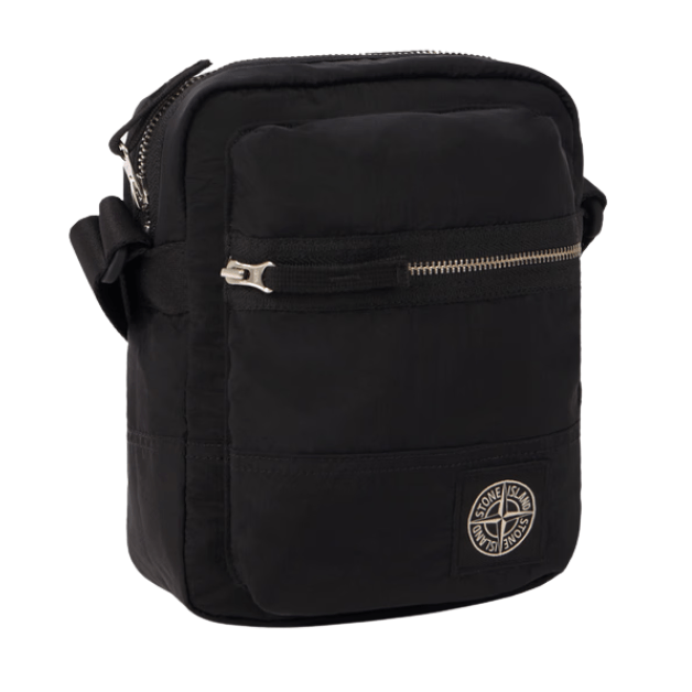 Stone Island Nylon Metal Pouch Bag in Black - Kick Game