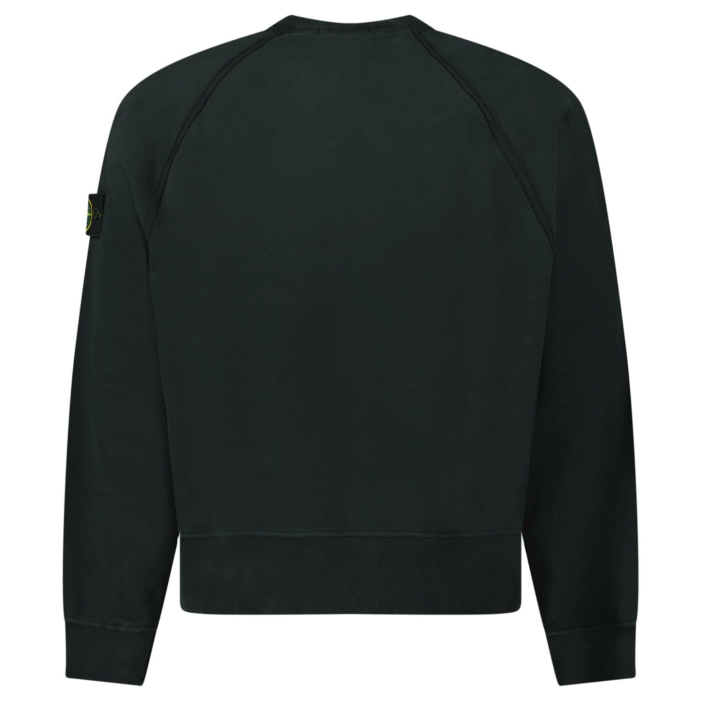 Stone Island Relaxed Fit Crewneck Sweatshirt Black - Kick Game