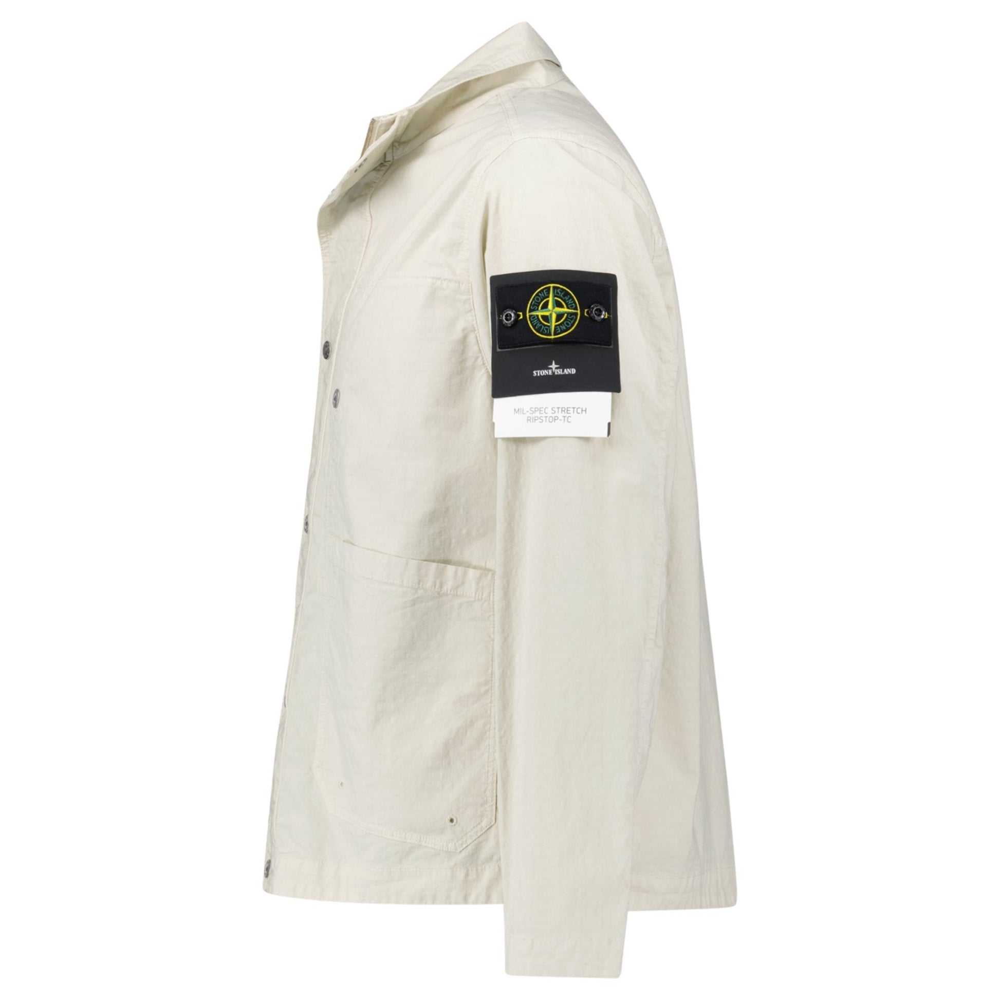 Stone Island Sand Mil-Spec Stretch Ripstop-TC Jacket - Kick Game
