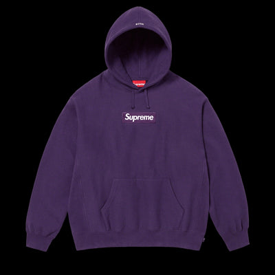 Supreme Box Logo Hoodie FW23 Dark Purple Kick Game