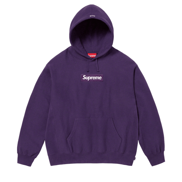 Supreme Box Logo Hoodie FW23 'Dark Purple' — Kick Game