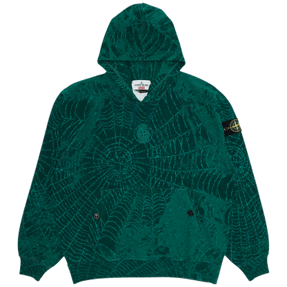 Supreme x Stone Island Hooded Sweatshirt  'Dark Green' - Kick Game