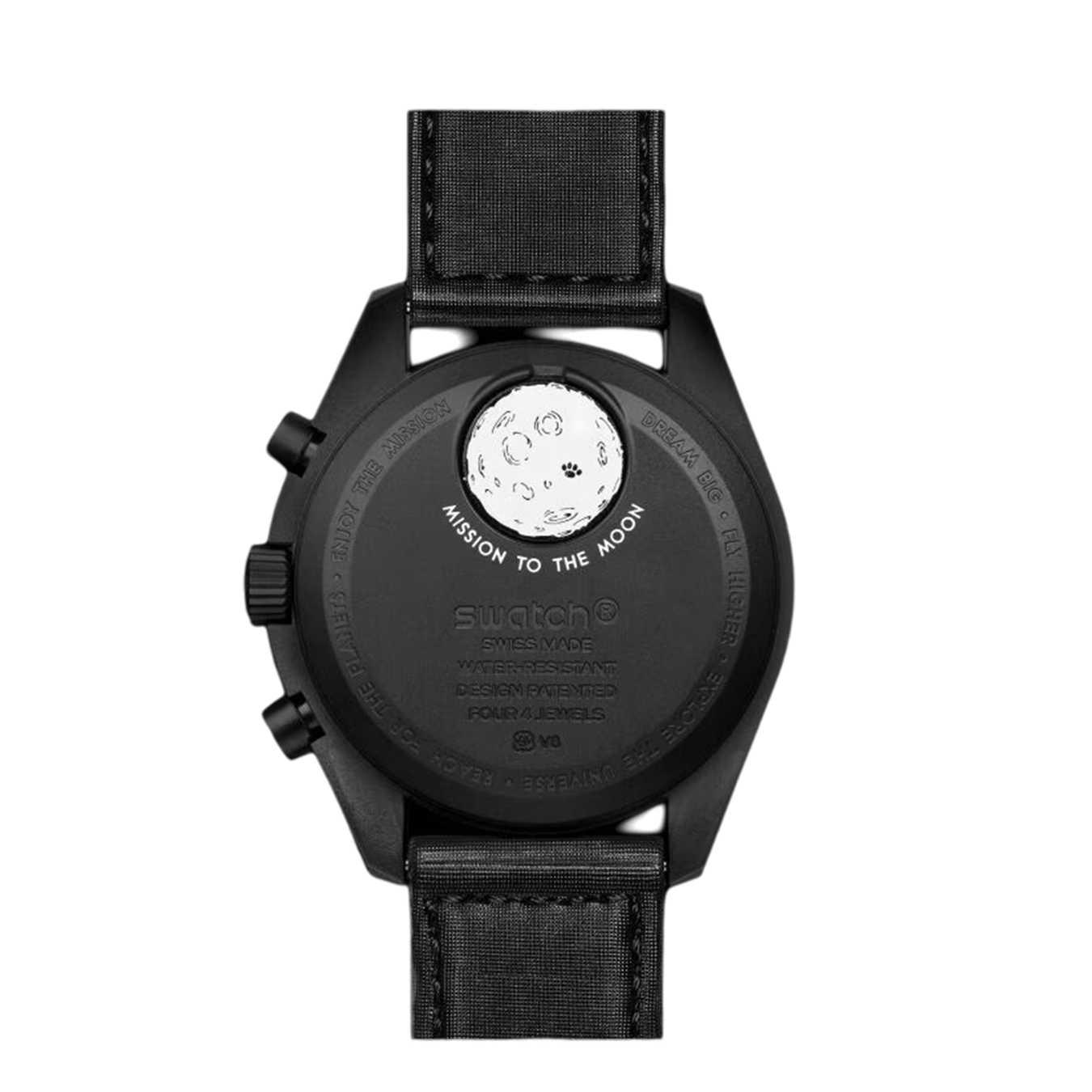 Swatch x Omega Mission To Moonphase MoonSwatch 'Snoopy-Black