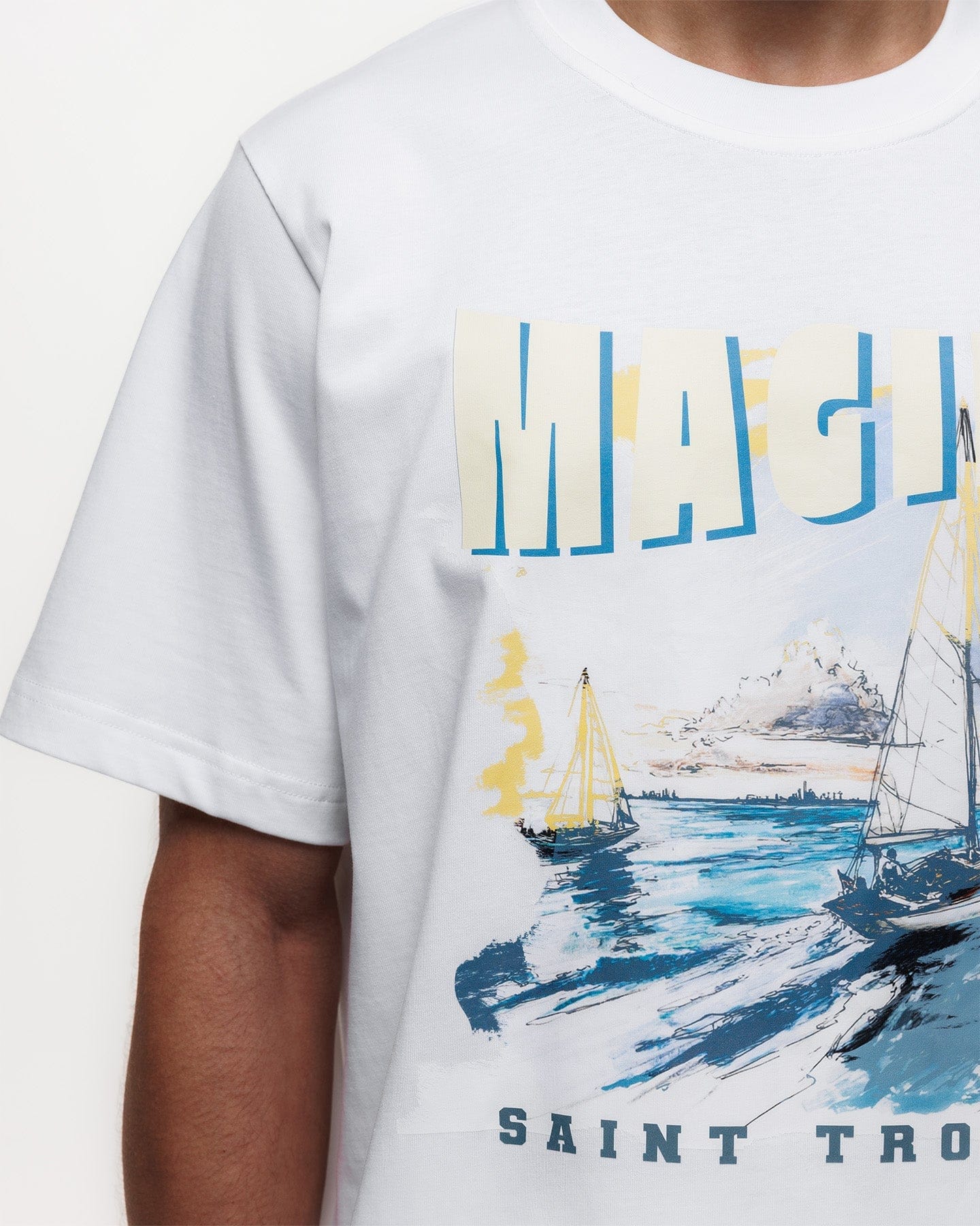 Magiri Voyage Printed T-Shirt 'White' - Kick Game