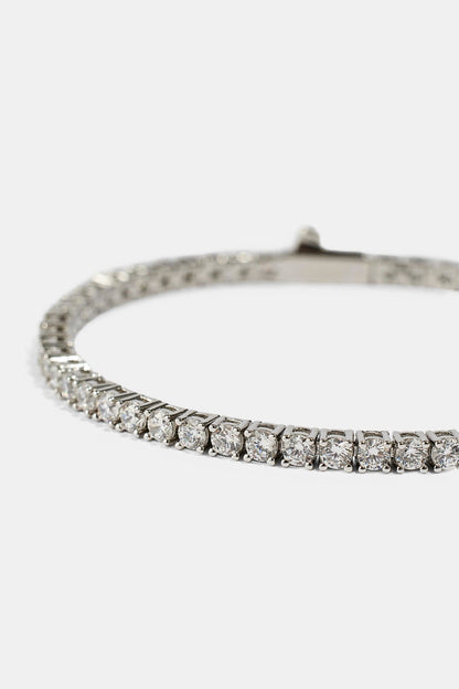 Tennis Bracelet - 3mm - White - Kick Game